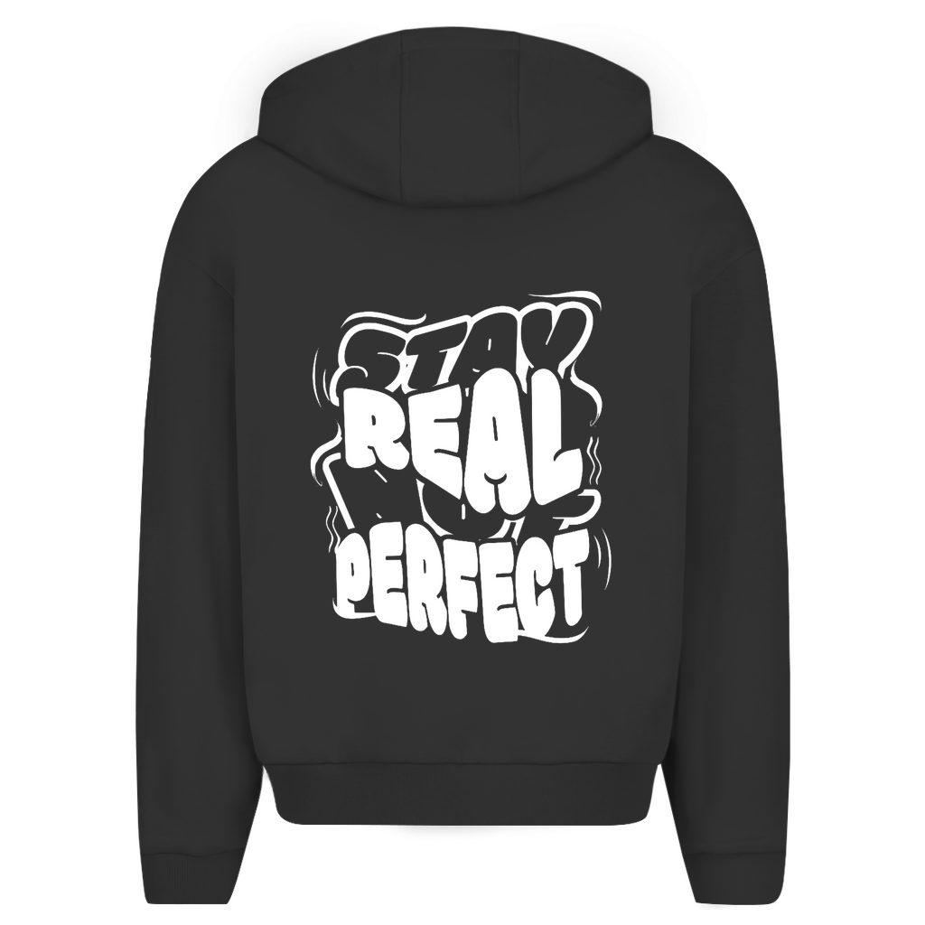 Oversize Zipper stay real not perfect