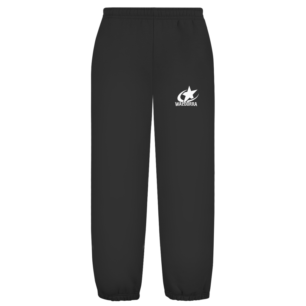 Oversize Fluffy Sweatpants waldorra logo