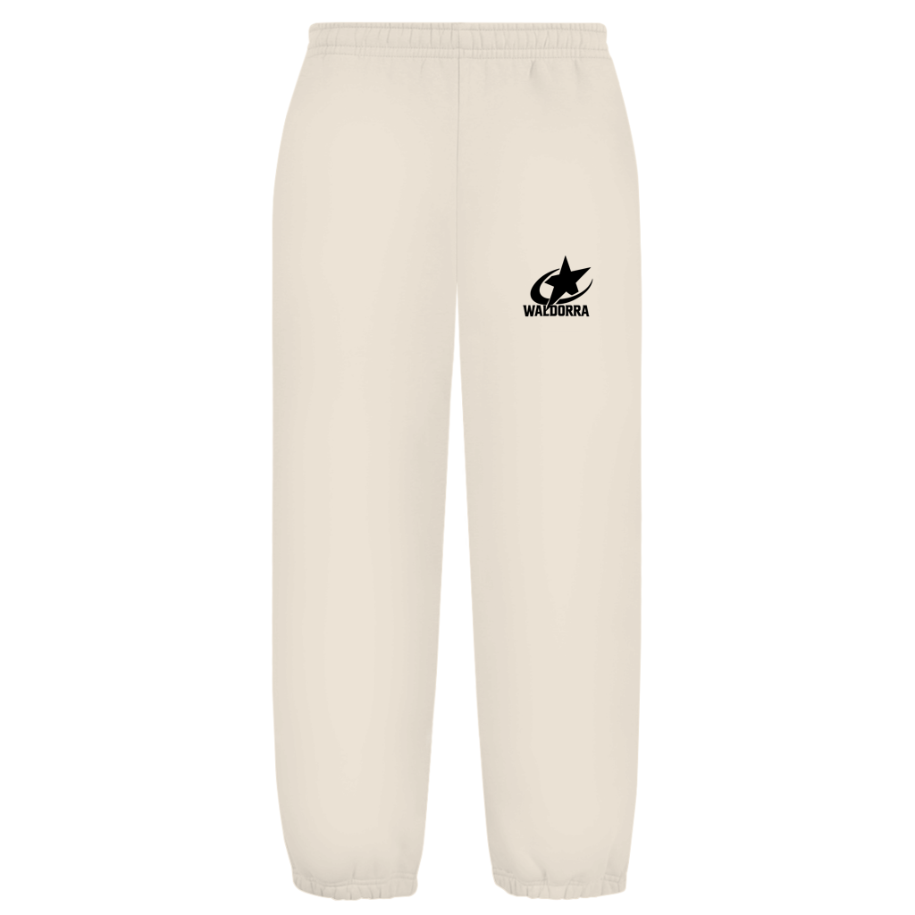 Oversize Fluffy Sweatpants waldorra logo