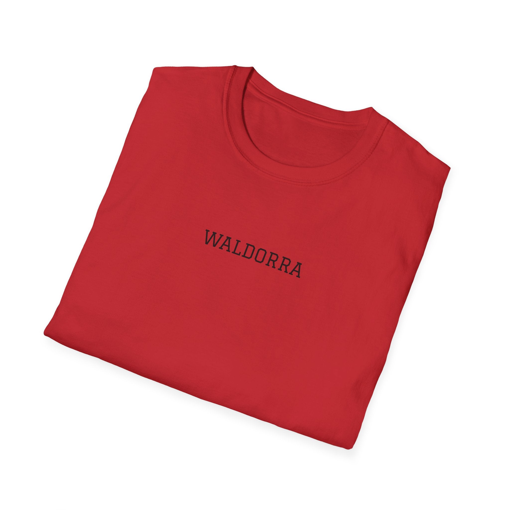 Softstyle T-Shirt Waldorra Schrift