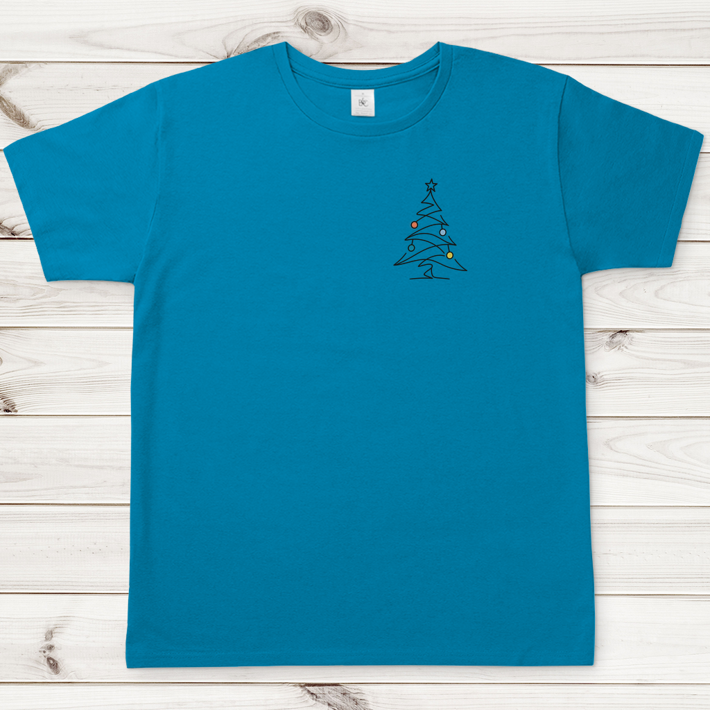 T-Shirt with a Christmastree