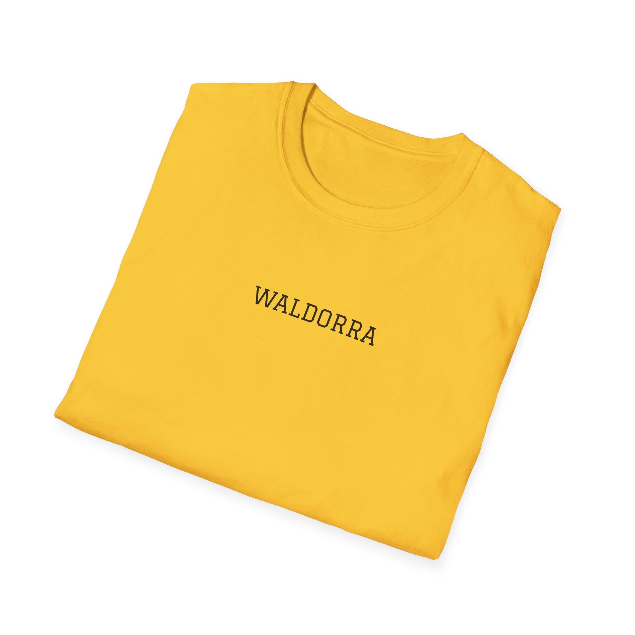 Softstyle T-Shirt Waldorra Schrift
