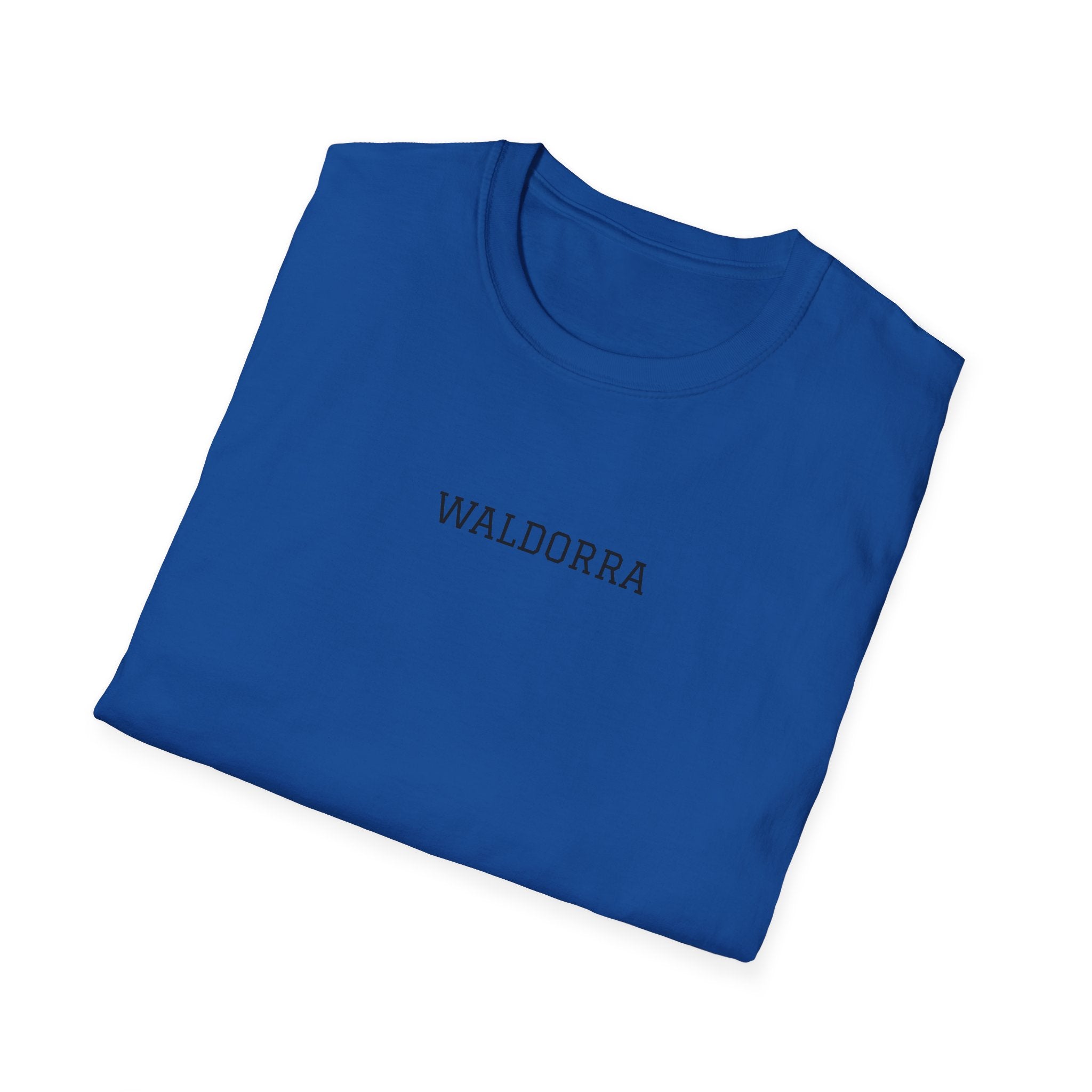 Softstyle T-Shirt Waldorra Schrift
