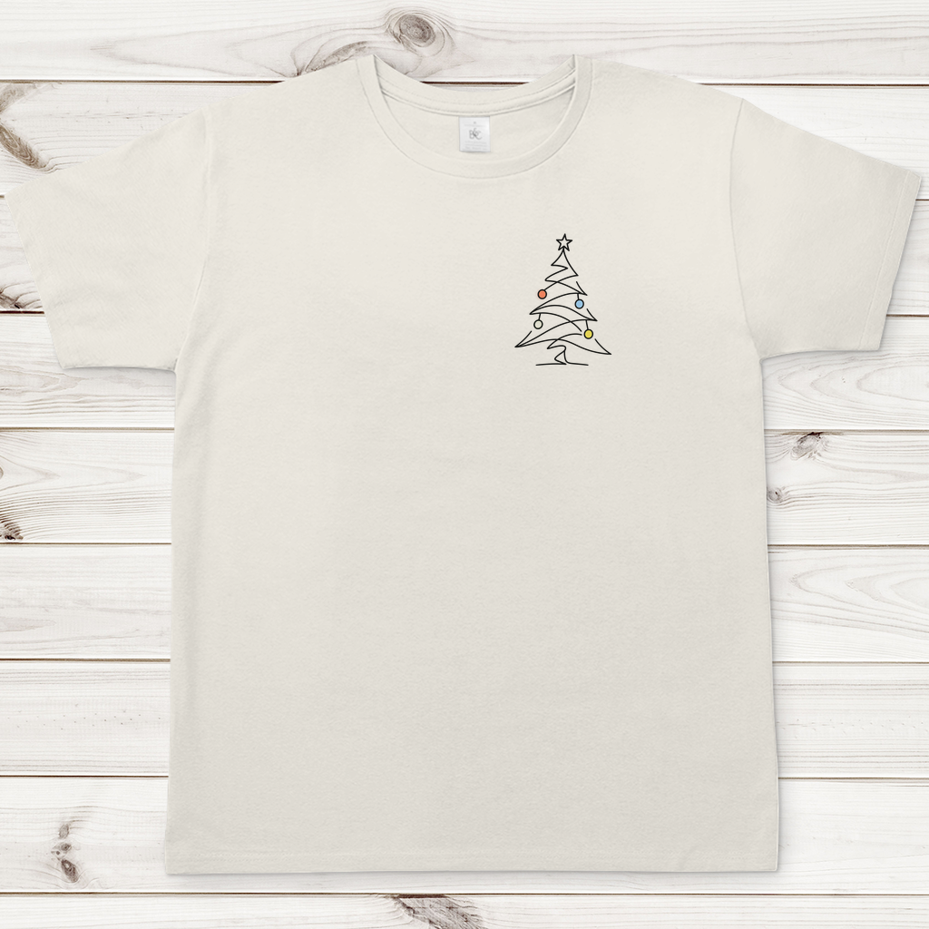T-Shirt with a Christmastree