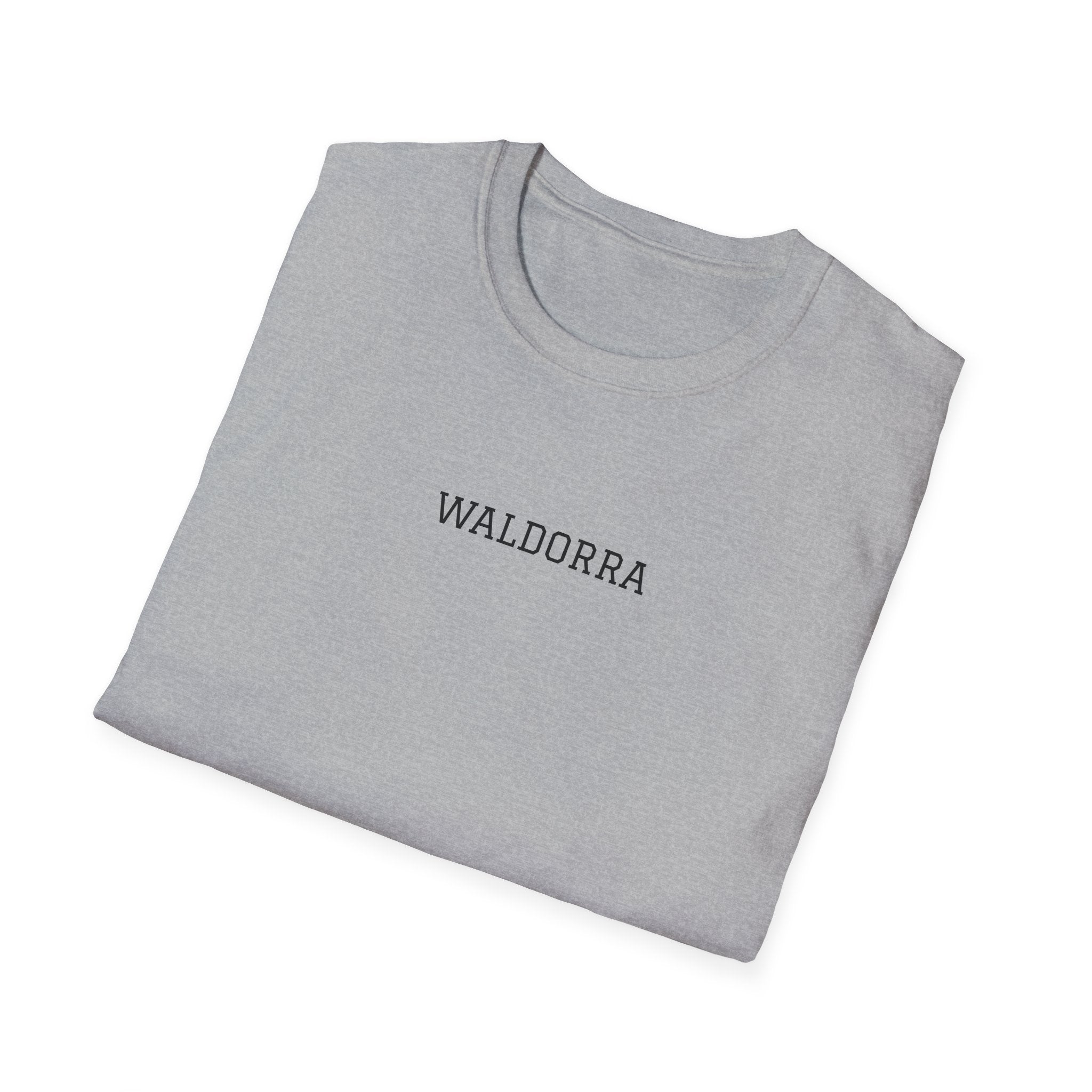 Softstyle T-Shirt Waldorra Schrift