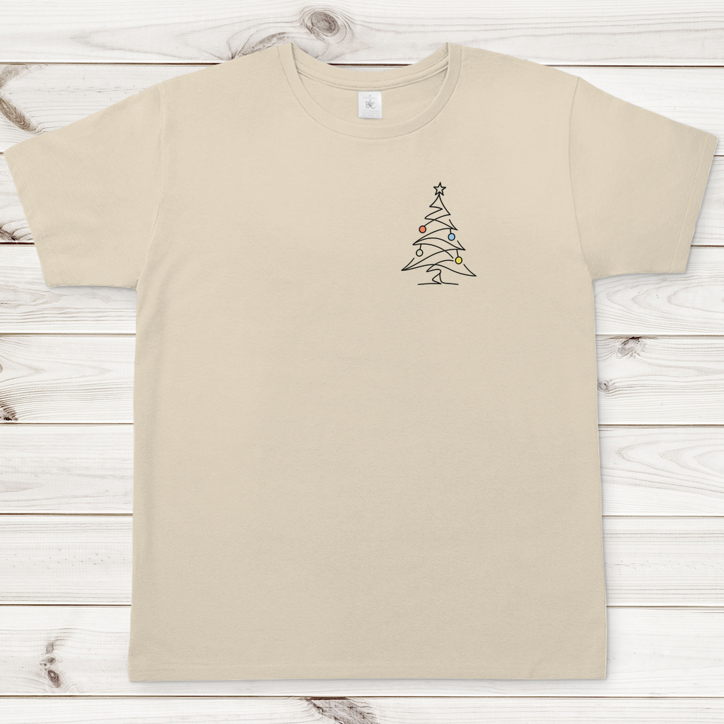 T-Shirt with a Christmastree