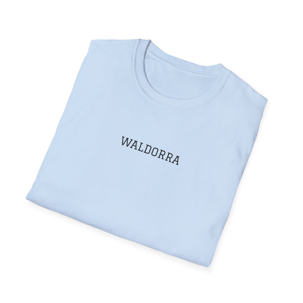 Softstyle T-Shirt Waldorra Schrift
