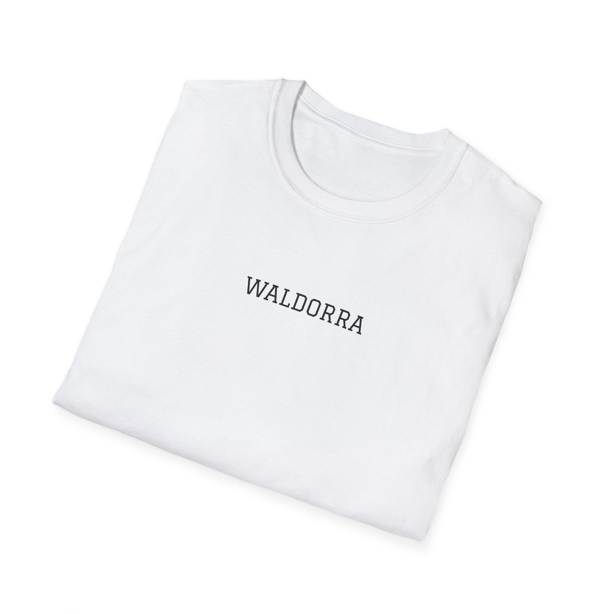 Softstyle T-Shirt Waldorra Schrift