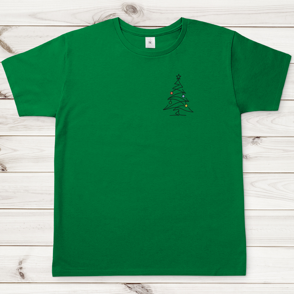 T-Shirt with a Christmastree